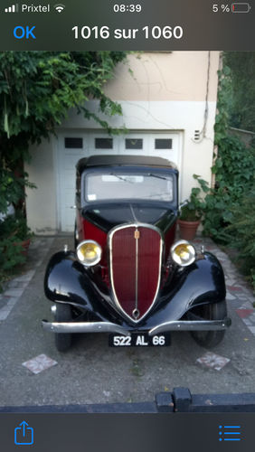 1936 2-door Fiat Balilla  In vendita