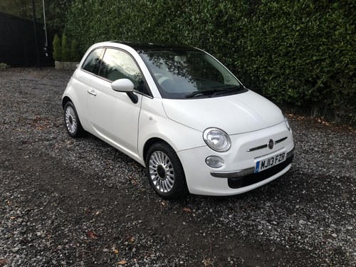 2013 FIAT 500 1.2 LOUNGE - (UK RHD) - VERY LOW MILES! - 43k ONLY! For Sale
