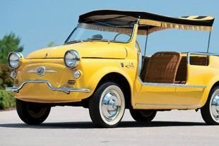 1971 Fiat 500 Jolly Convertible Restored Yellow driver $59.9 In vendita