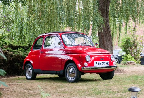 1973 Red Fiat 500L Classic For Sale