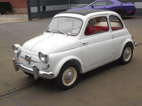 1960 FIAT 500 N AMERICA CONVERTIBLE very rare! Te koop