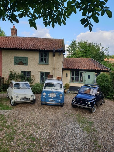 1972 Wedding hire Fiat 500 and Multipla