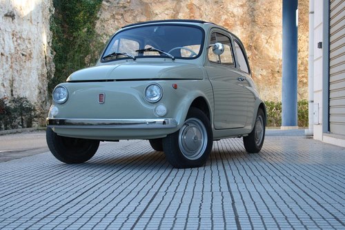 1968 classic Fiat 500 F Cream VERKOCHT