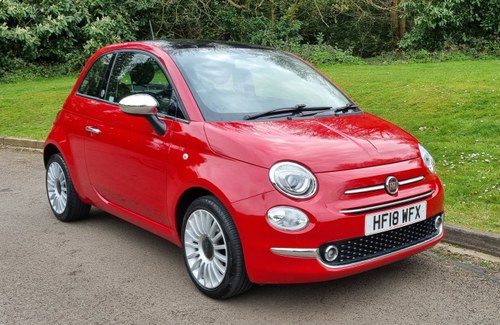 2018 FIAT 500 MIRROR EDITION - GLASS ROOF - ONLY 41K MILES - FSH SOLD