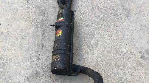 Picture of Abarth exhaust silencer for Fiat 125 Special - For Sale