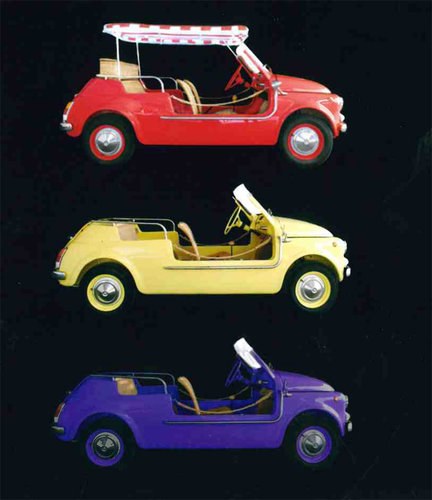 1958 LHD & RHD FIAT 500 as an ICONIC  JOLLY  100% Remade in Italy In vendita
