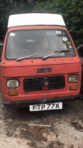 1985 Fiat pop up camper van In vendita