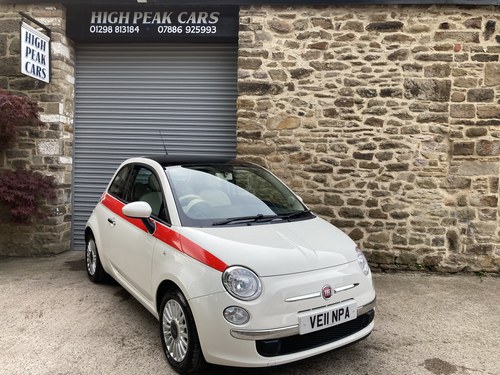 2011 11 FIAT 500 1.2 LOUNGE S/S. 29161 MILES. £30 RFL. For Sale