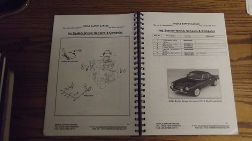 0000 FIAT DINO, 124 AND BARCHETTO brochures, catalogue and manual For Sale