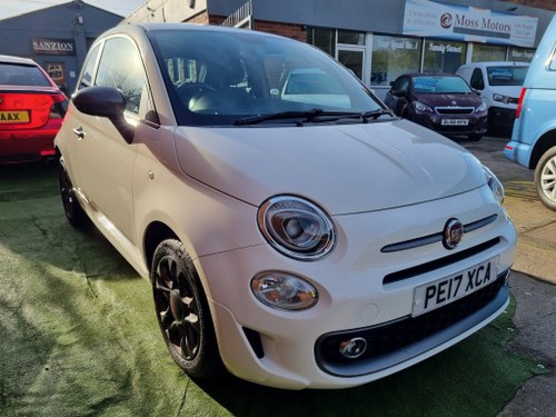 2017 FIAT 500 1.2 S 3DR Manual WHITE SOLD
