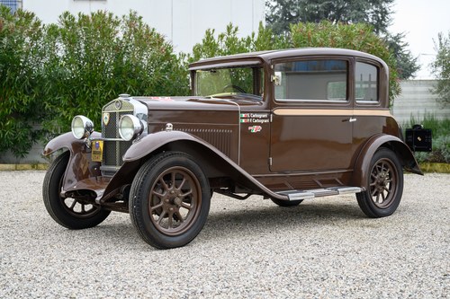 1929 FIAT 509 A Coupè *ASI Targa Oro* SOLD