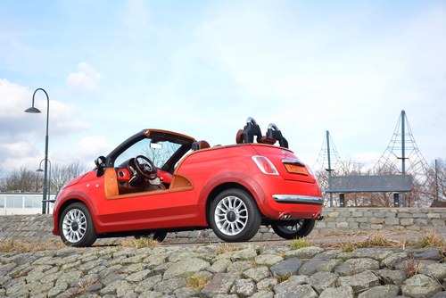 2012 Fiat 500 (modern Jolly) Ischia by Castagna Milano - one off For Sale