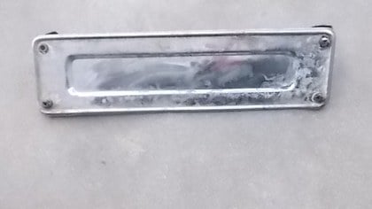Front license plate holder for Fiat Dino Coupè
