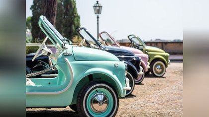 FIAT 500  REBODIED LIKE A JOLLY SPIAGGINA Ideal for Wedding