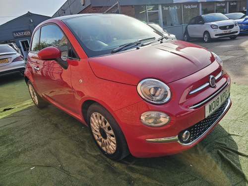 FIAT 500 1.2 LOUNGE 3DR Manual RED 2018 SOLD