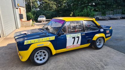 Fiat 131 Abarth Stradale built as a Group 4 rally car