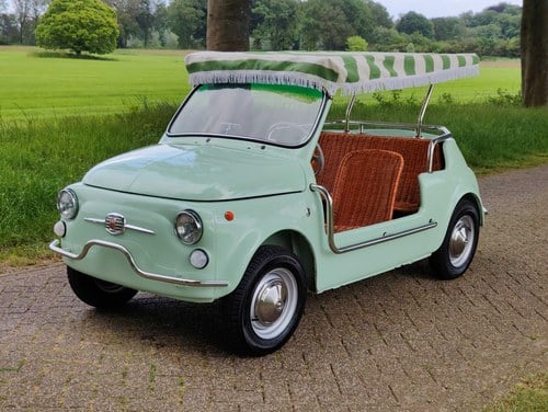 1967 Fiat 500 Jolly Recreaction , nut and bolt restored, Green VENDUTO
