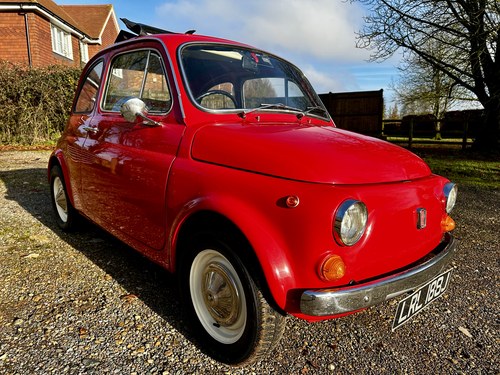 a lovely 1971 FIAT 500L in right hand drive VENDUTO