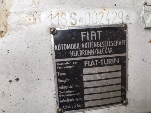 1960 Fiat 1500 - 6
