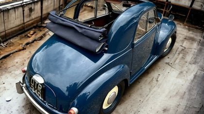 lovely 1955 fiat 500C topolino convertible saloon -UK RHD