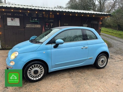 FIAT 500 1.2 “LOUNGE” 2011 NEW MOT PANORAMIC ROOF AIR CON SOLD
