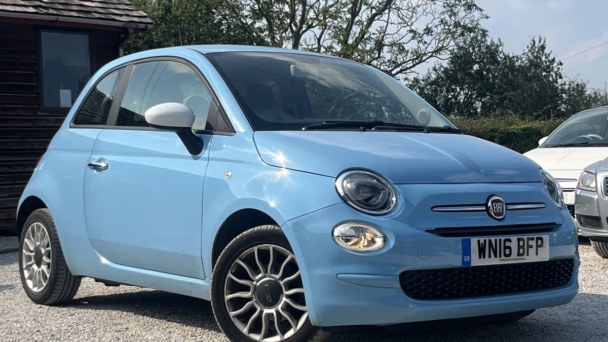 2016 Fiat 500 Blue Manual, 5 speed Right Hand Drive in United Kingdom ...
