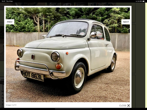 1972 Fiat 500 L