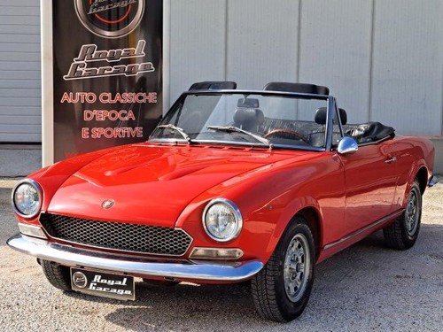 1972 FIAT 124 1.6 SPIDER SOLD
