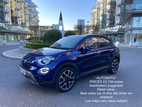 Fiat 500X 2020/70 Auto low miles 5 door bargain A vendre