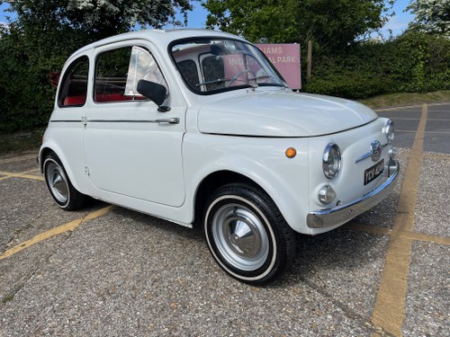 1963 Fiat 500 Nuova D. Transformabile. Bianca & Rosso. Very For Sale