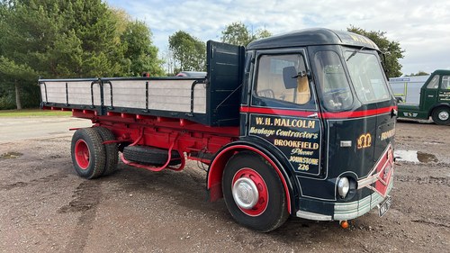 1954 FODEN FE4/8 2-stroke wooden dropside tipper LORRY For Sale by Auction