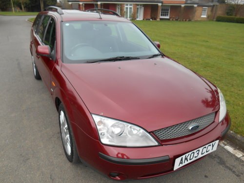 2003 Ford Mondeo 2.5 Ghia X 5dr Estate SOLD