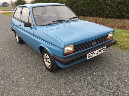 1981 ford fiesta mk1 popular plus one owner from new For Sale