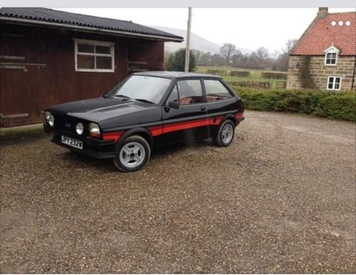 1980 FORD FIESTA SUPERSPORT Sold for £19,250 more needed In vendita all'asta