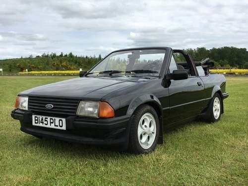 1985 Ford Escort 1.6i Cabriolet at Morris Leslie Auction 25th May For Sale by Auction