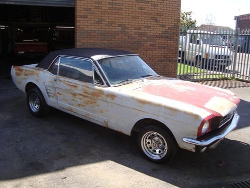 FORD MUSTANG FACTORY 289 V8 AUTO COUPE (1966) SAUTERNE GOLD! SOLD
