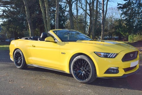 2016/66 Ford Mustang Convertible 5.0 V8 6 Speed Manual For Sale