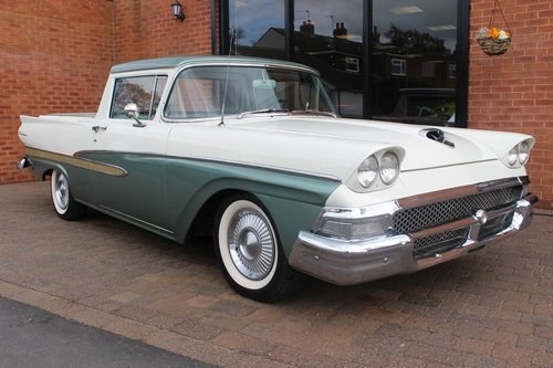 1958 Ford Ranchero 272 V8 5-speed manual VERKAUFT