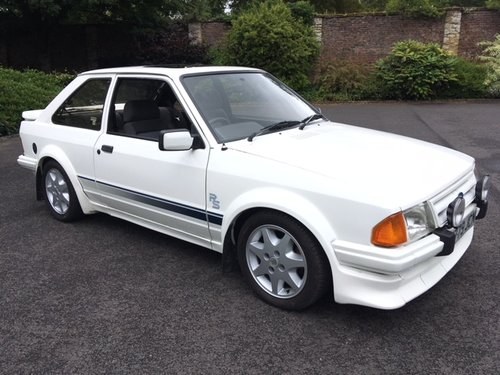 **JUNE AUCTION** 1985 Ford Escort RS Turbo For Sale by Auction