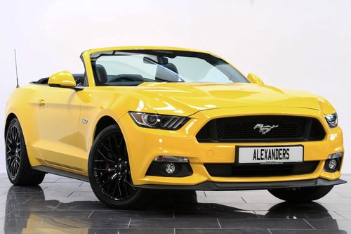 2017 17 67 FORD MUSTANG 5.0 GT CONVERTIBLE AUTO For Sale