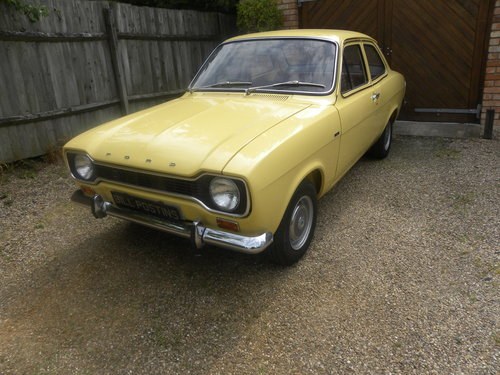 1974 FORD ESCORT MK I 2 DOOR 1.1. 2 OWNERS FROM NEW. SOLD
