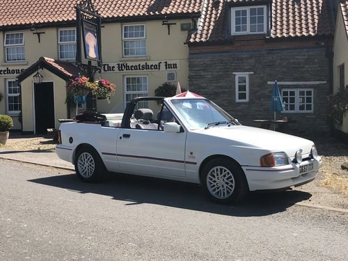 1989 Ford XR3I Convertible -Immaculate -Low Miles 80S ICON For Sale