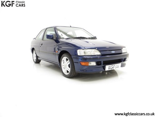 1993 An Incredible Ford Escort Mk5 RS2000 with Only 12,462 Miles SOLD