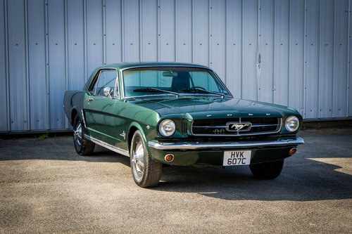 “Emerald” 1965 Ford Mustang Ivy Green v8 Auto VENDUTO