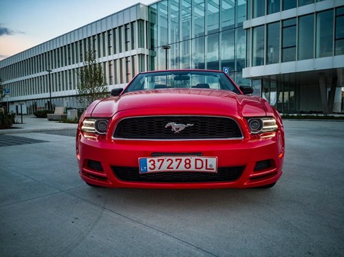 FORD MUSTANG 2014 3.7L CONVERTIBLE RED In vendita