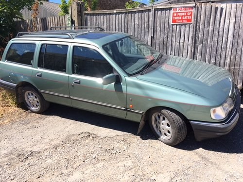 REMAINS AVAILABLE. 1989 Ford Sierra Ghia Estate For Sale by Auction