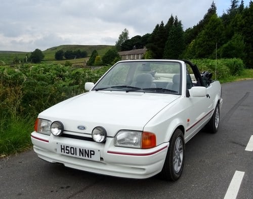 1990 FORD ESCORT XR3i CABRIOLET, SOLID BODYWORK, 80s ICON VERKAUFT