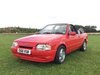 1987 Ford Escort 1.6i Cabriolet at Morris Leslie 18th August For Sale by Auction