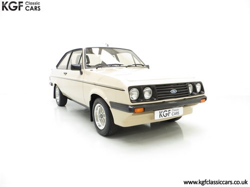 1980 A Superb Very Original Ford Escort Mk2 RS2000, 31,786 Miles VERKAUFT