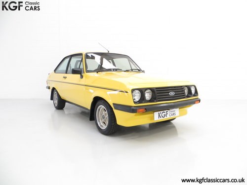 1980 A Desirable Ford Escort Mk2 RS2000 in Fabulous Condition. SOLD